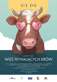 Plakat filmu Wieś pływających krów